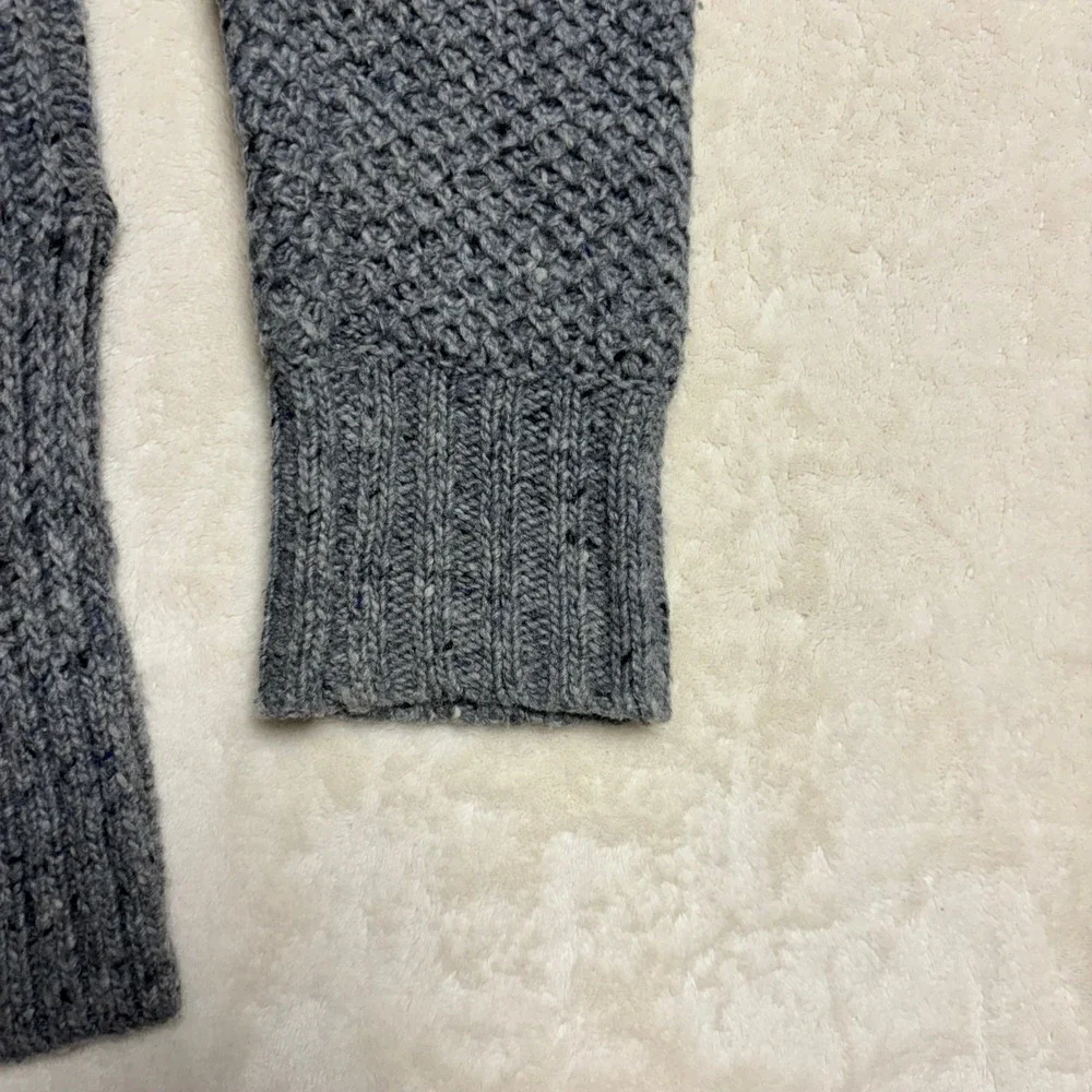 Lauren Ralph Lauren Women Turtleneck Sweater Medium Gray Speckled Cozy Winter - Picture 10 of 15